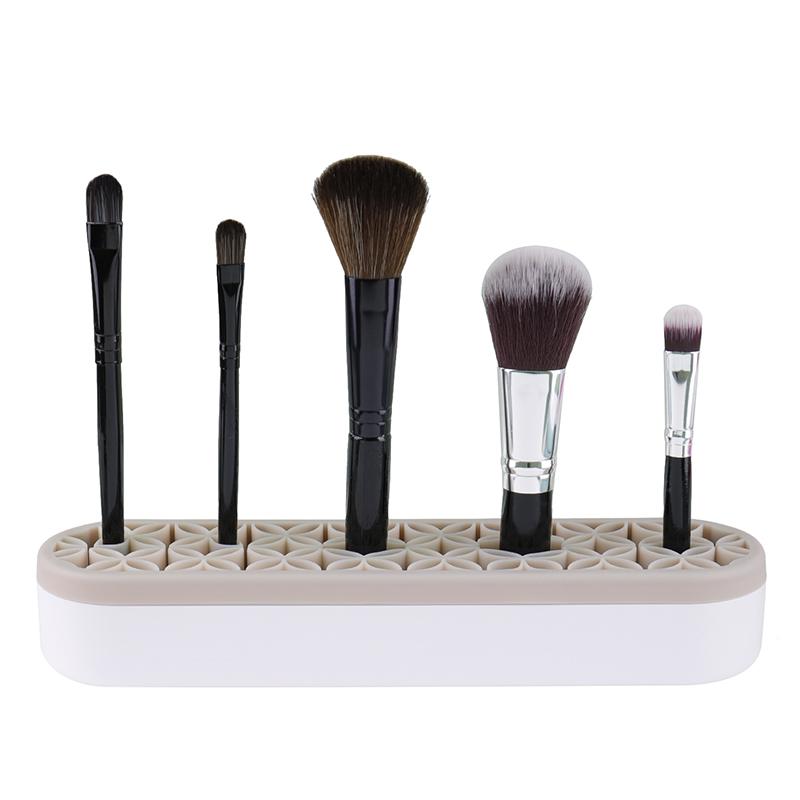 makeup brushes silicone holder