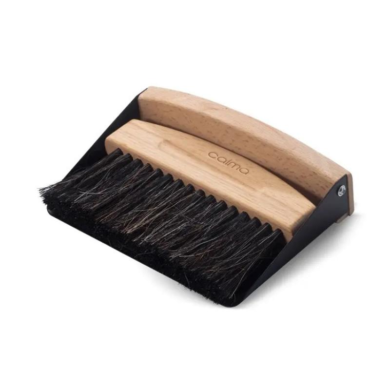 Mini wooden dustpan set