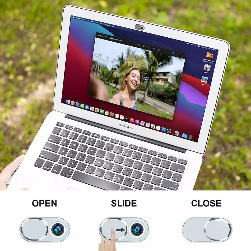 webcam privacy metal cover