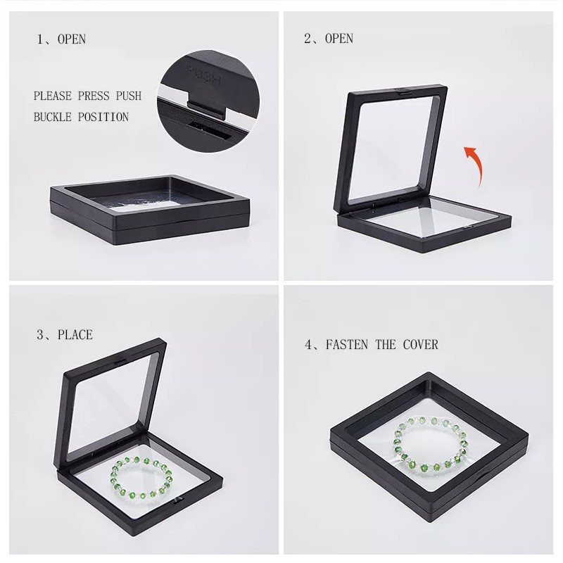 floating case box - black