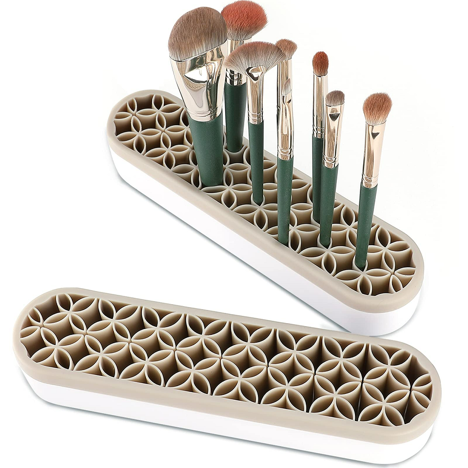 makeup brushes silicone holder