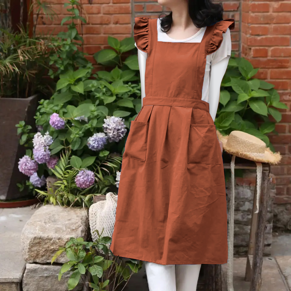 Ruffles apron